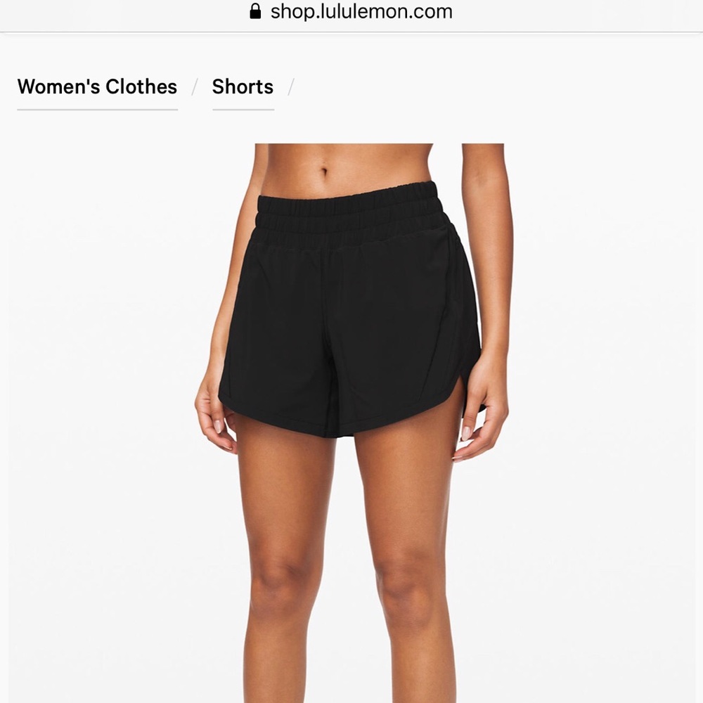 Lululemon track that short 5” inseam